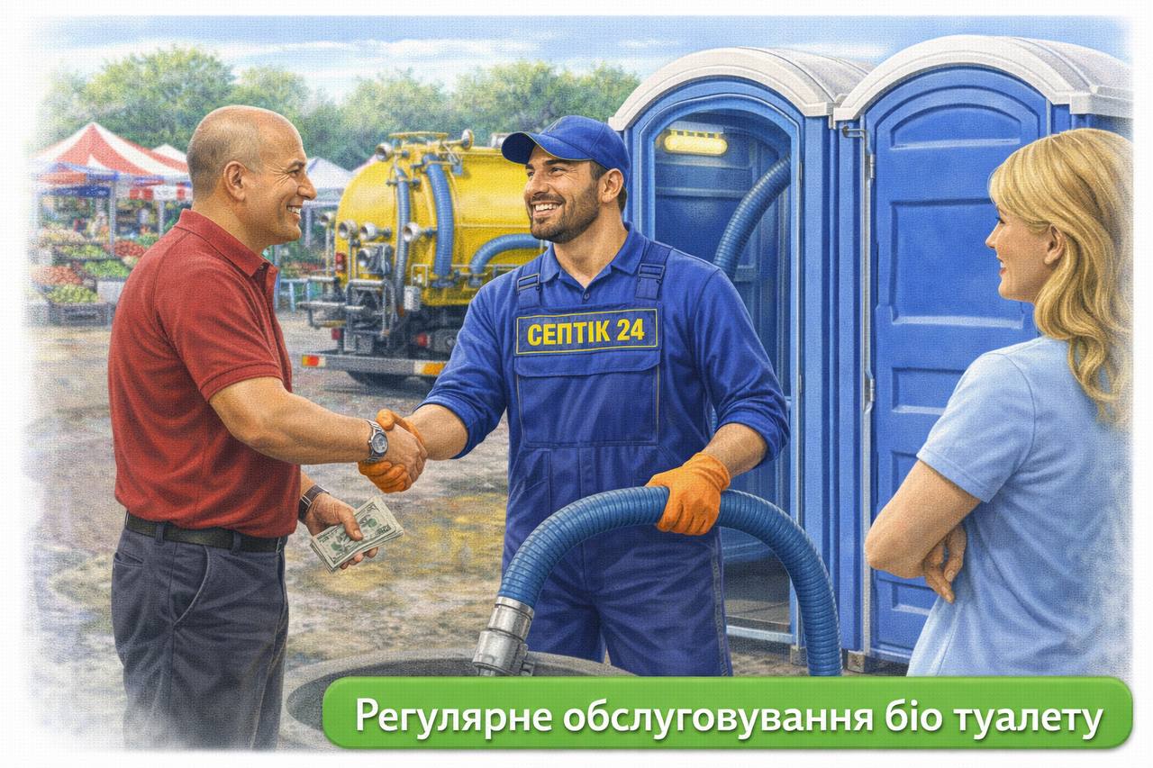 Регулярное обслуживание био туалета